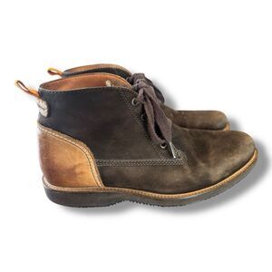 Tommy Bahama Edisto Brown Suede Leather Nubuck Boots Chukka TFM-00143-2473 7.5